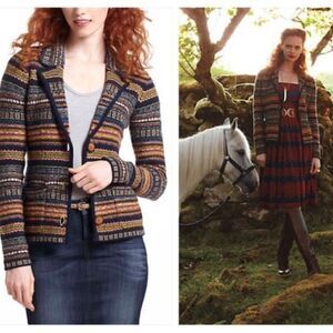 Anthropologie Sparrow Lamb Wool peaseant cottagecore fallstivit cardigan sweater